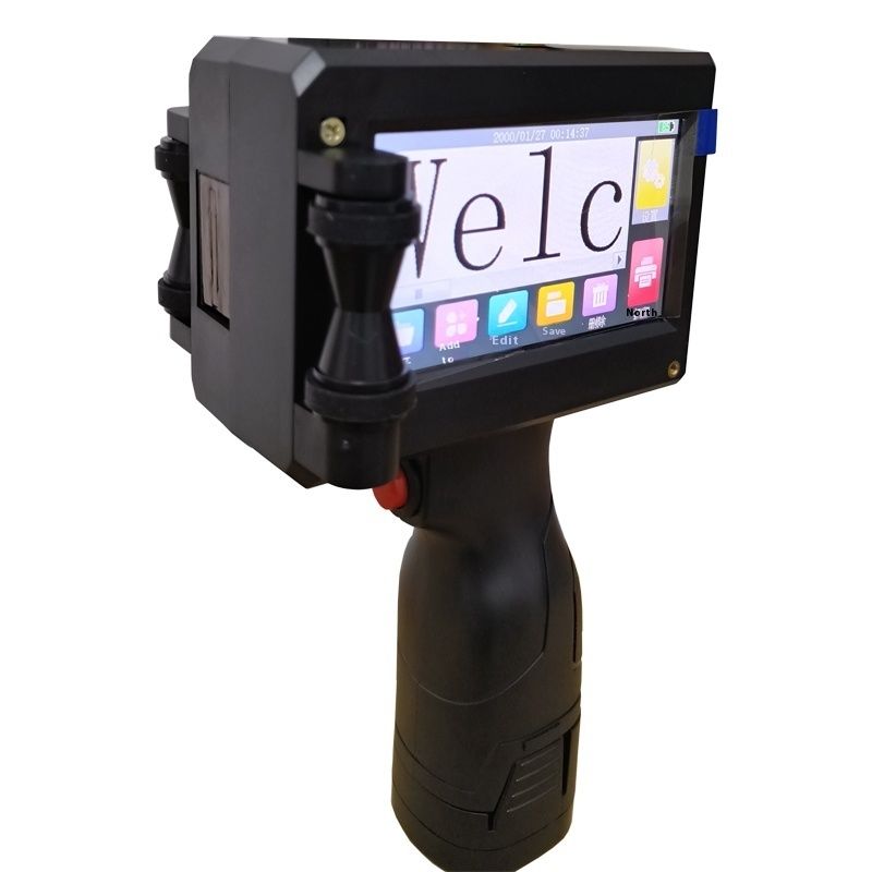 Impresoras de inyección de tinta portátiles de una pulgada 25,4 MM para codificación de fechas, lotes, cartones, madera, bolsas tejidas por inyección de tinta