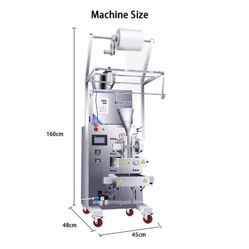 Máquina Empaquetadora de Sobres de Sellado Automático de 4 Lados de Nuevo Arribo, Máquina Empaquetadora de Llenado Multilínea de Polvo para Leche en Polvo