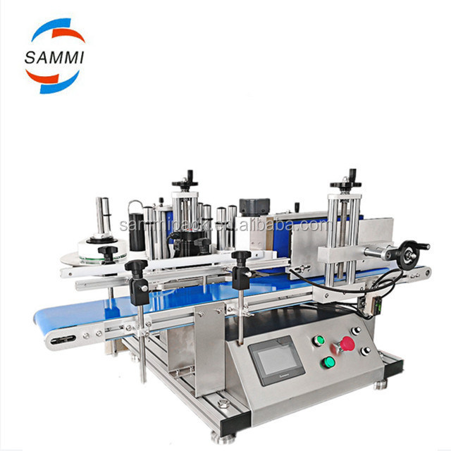 Semi-Automatic Round Bottle Labeling Machine with PLC Touch Screen and 1 Year Warranty for High Accuracy Space Saving Operation