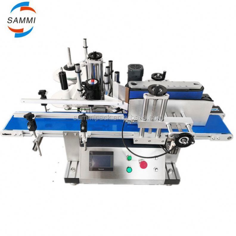 Semi-Automatic Round Bottle Labeling Machine with PLC Touch Screen and 1 Year Warranty for High Accuracy Space Saving Operation