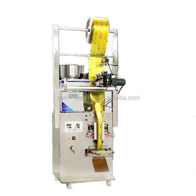 Máquina de embalaje de polvo de té de bolsillo automático con codificador de sello caliente