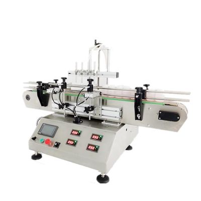 Máquina automática de llenado de botellas pequeñas de perfumes de mesa de alta calidad botella cosmética de llenado de líquido de tapa y de etiquetado