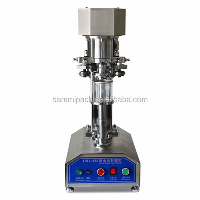 Máquina de sellado de lata de lata de acero inoxidable para la lata de cerveza de alimentos TDJ-160