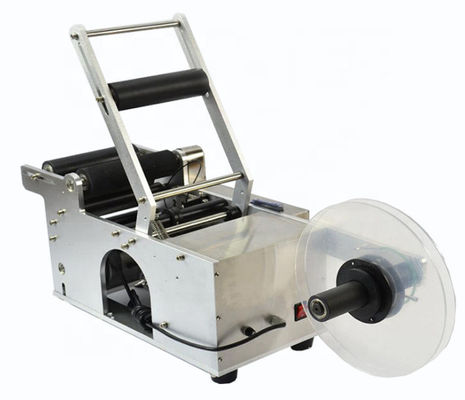 Autoadhesivo pegatinas de embalaje Máquina de etiquetado semiautomática para bebidas alimenticias