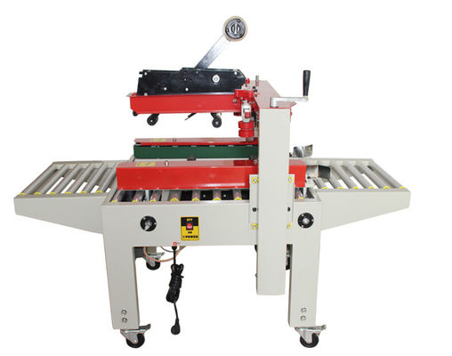 FXJ-6050 Sellador de cartón de cinturón con cinta y máquina de sellado de cartón de cinta