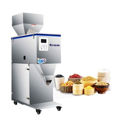 Máquina semiautomática de pesaje y llenado de polvo para gránulos de té