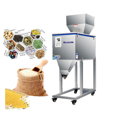 Máquina de pesaje de té semiautomática multifuncional para el llenado de polvo 2500g