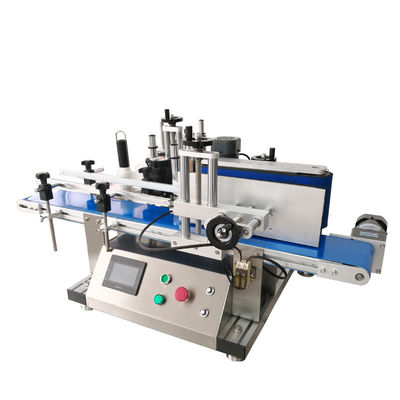 Máquina de etiquetado automática autoadhesiva de botella redonda plana de doble cara