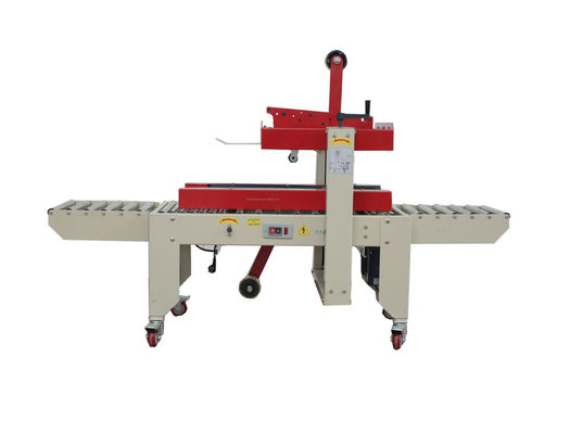 FXJ-4030 Máquina semiautomática de sellado de caja de cartón con cinta de conducción izquierda y derecha