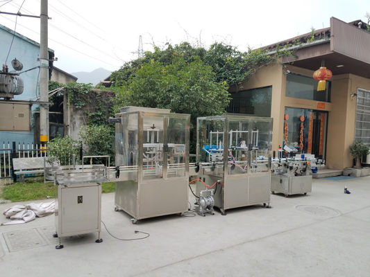 Línea de producción de etiquetado de embalaje automático de botellas de Sammipack