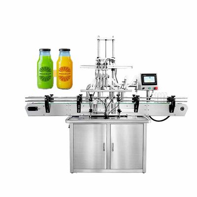 Máquina automática de llenado de botellas, tapa y etiquetado 20-40 botellas/minuto