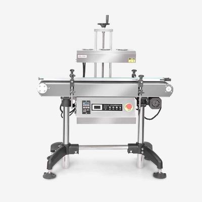 Selador de botellas de papel de aluminio Máquina de sellado térmico por inducción electromagnética para latas de bebidas barriles de papel equipo de embalaje de vidrio