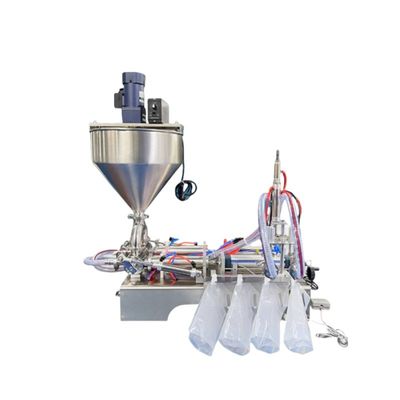 Máquina de llenado de jugo de alta calidad industrial semiautomática de bolsas de bebidas de miel con gorgón