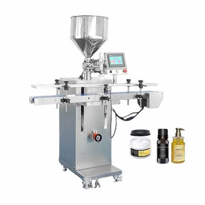 2025 Nueva máquina automática de llenado de pasta líquida de salsa caliente de salsa vertical de zumo de salsa de chile de miel de embalaje de la máquina con transportador