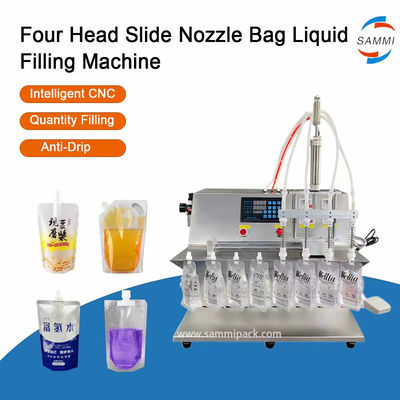 Precio de fábrica Bolsa de chorro semiautomática Máquinas eléctricas de llenado digital Bolsa de chorro para bebidas alimenticias