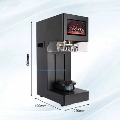 Pantalla táctil máquina de costura de la lata inteligente de atún mascota puede sellador de la lata de soda pop máquina de la lata de plástico máquina de sellado