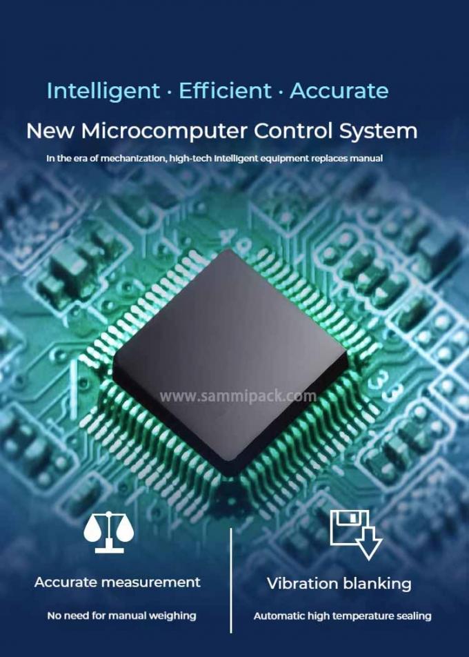 Máquina Empaquetadora de Llenado de Azúcar de Doble Cabezal Multifuncional para Granos de Café con Pesaje 500g 1000g 450*470*1750MM Producto 4