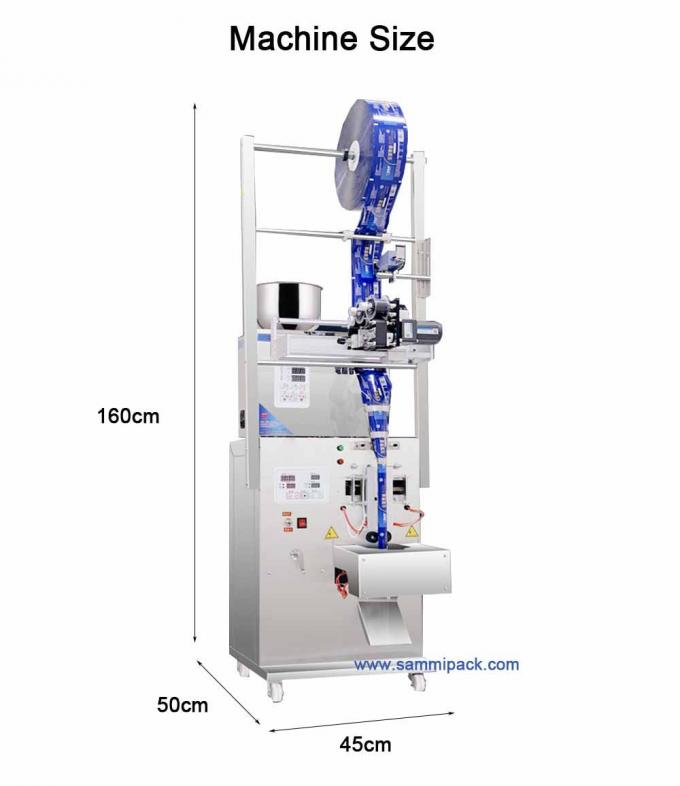 500 gramos de Yerba Mate Gránulos Máquina automática de embalaje de especias para agua zumo aceite té latas de plástico bolsas médicas 3