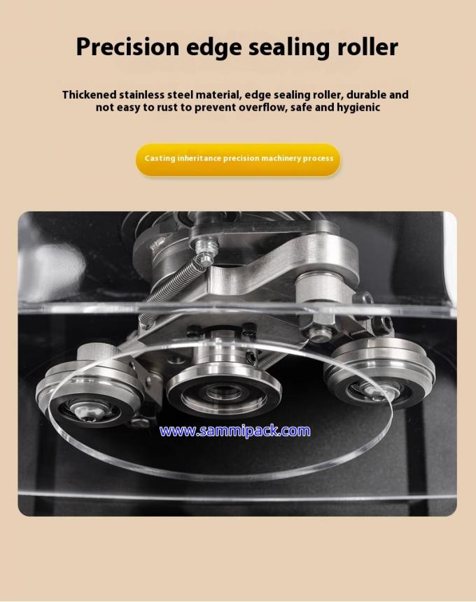 Máquina selladora de latas para leche en polvo enlatada para mascotas semiautomática de trabajo fácil, selladora de latas manual 2