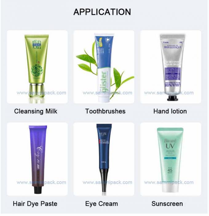 Máquina profesional automática de llenado y sellado ultrasónico de tubos blandos para envasado de cremas cosméticas 3