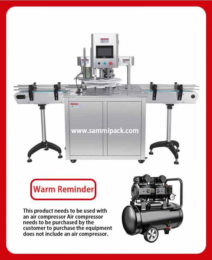 Máquina automática de sellado y tapado de mesa para latas de leche en polvo, pintura, bebidas, alimentos, sardinas y atún 1