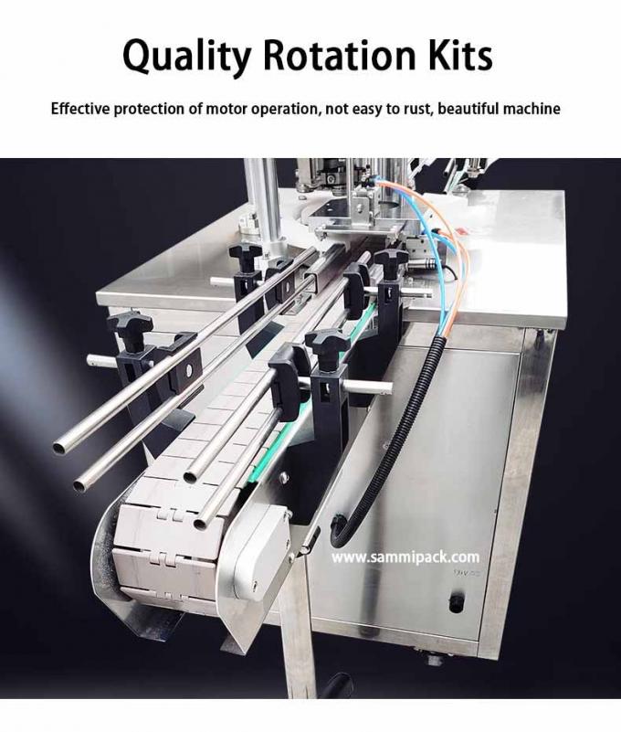 Máquina automática de sellado y tapado de mesa para latas de leche en polvo, pintura, bebidas, alimentos, sardinas y atún 3
