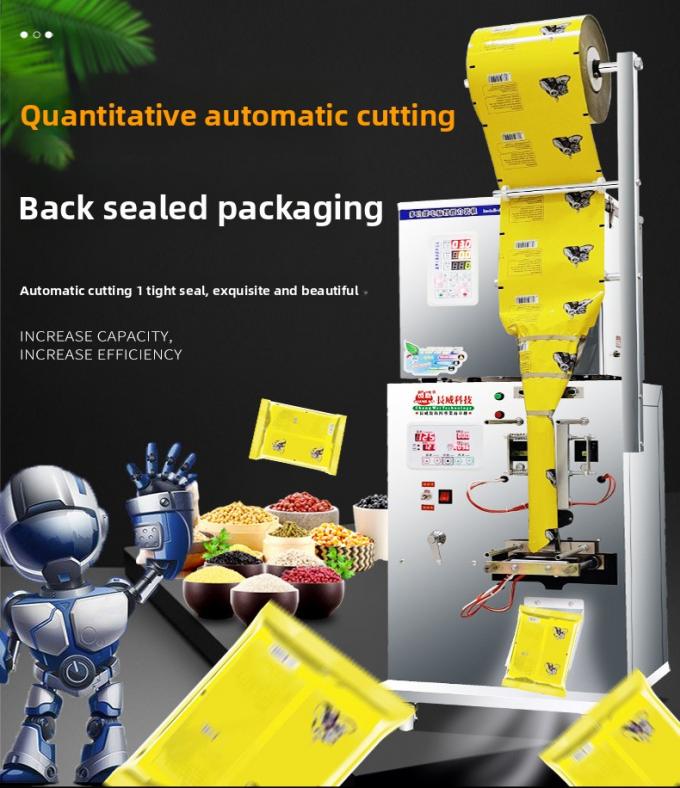 Máquina envasadora multifuncional totalmente automática para palomitas de maíz, patatas fritas y harina de frutos secos 5