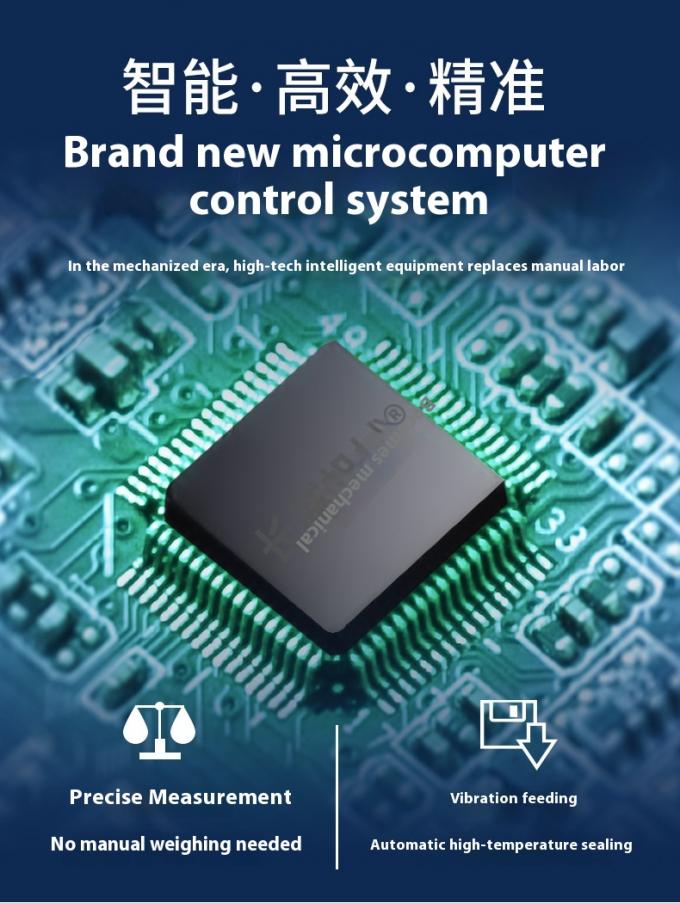 Máquina envasadora multifuncional totalmente automática para palomitas de maíz, patatas fritas y harina de frutos secos 15