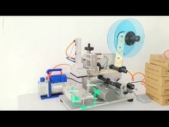 Máquina de etiquetado de superficie plana MT-60 para tapas de botellas de alta precisión