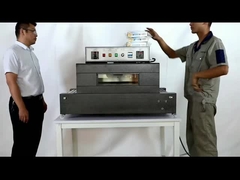 Máquina de envasado de PVC POF de película de túnel térmico para libros, cartones, botellas