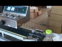 Máquina de sellado automática de vidrio de botella con sellador de inducción de papel de aluminio