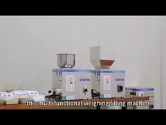 Máquina semiautomática de llenado de polvo de té para gránulos