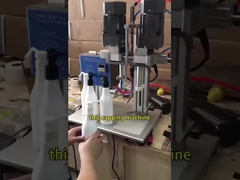 Máquina semiautomática de tapa de botellas de pulverización para disparador de niebla de plástico