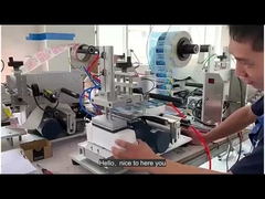 No hay máquina de etiquetado de embalaje de burbujas de aire superficie plana con impresora de fechas