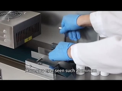 Máquina de sellado por inducción semiautomática continua para botellas para mascotas