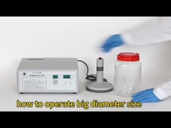 Máquina de sellado por inducción electromagnética de 165 mm para botellas de miel