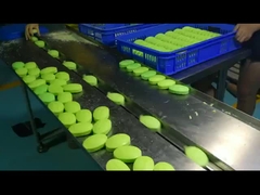 Máquina automática de embalaje de almohadas de doble frecuencia para galletas de galletas Mooncake